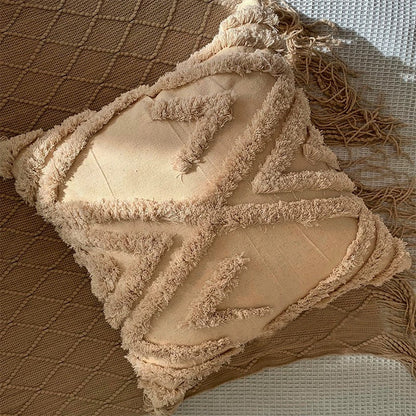 Boho Cozy Pillow Cover