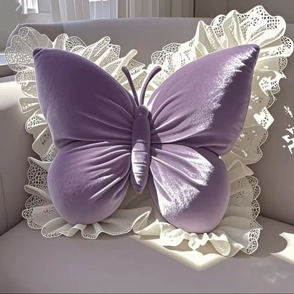 Princess Butterfly Decorative Pillow