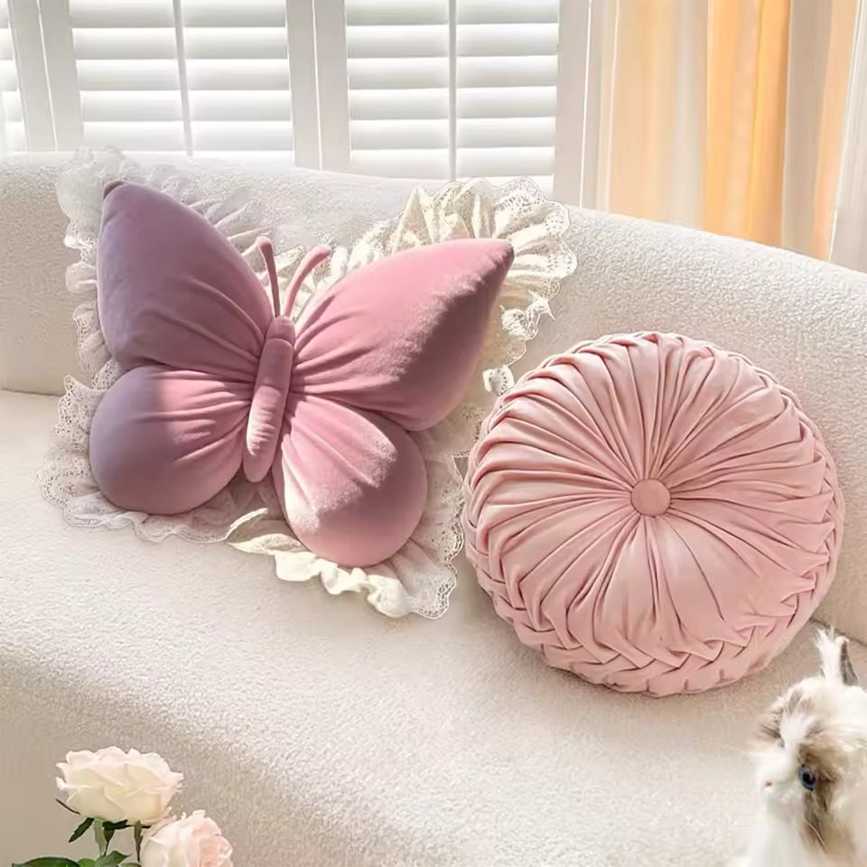 Princess Butterfly Decorative Pillow
