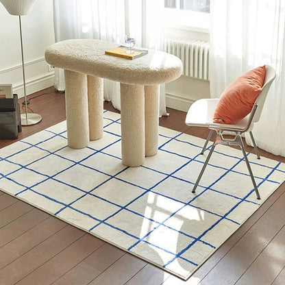 Bedroom Checkered Rug