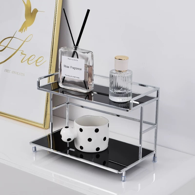 Double-Layer Acrylic Vanity Organizer