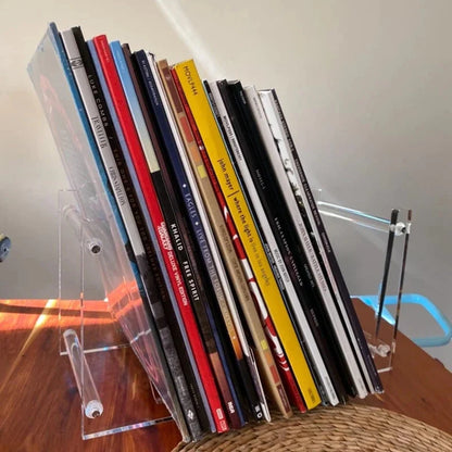 Clear Vinyl Record Stand