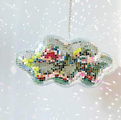 Pink Cloud Disco Ball