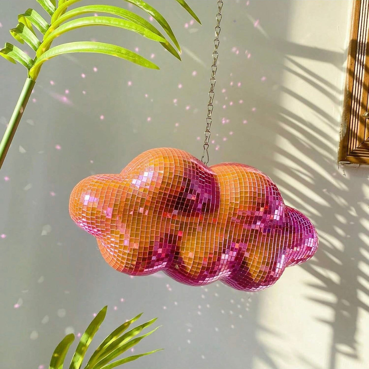 Pink Cloud Disco Ball