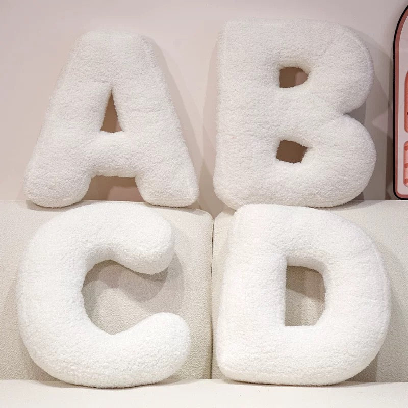 Plush Alphabet Letter Pillow