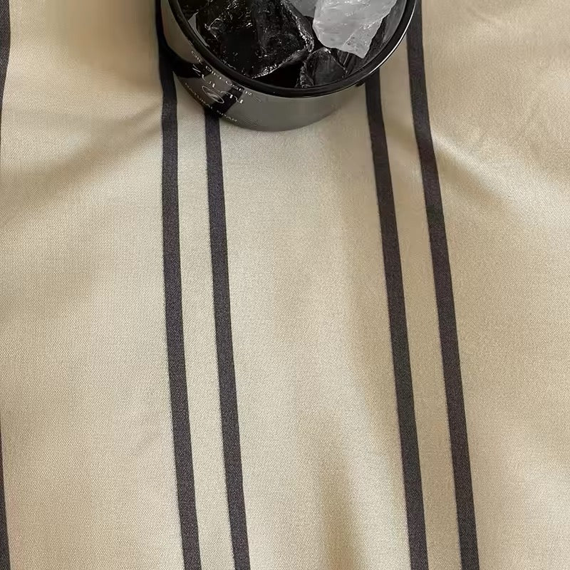 Retro Striped Bedding Set