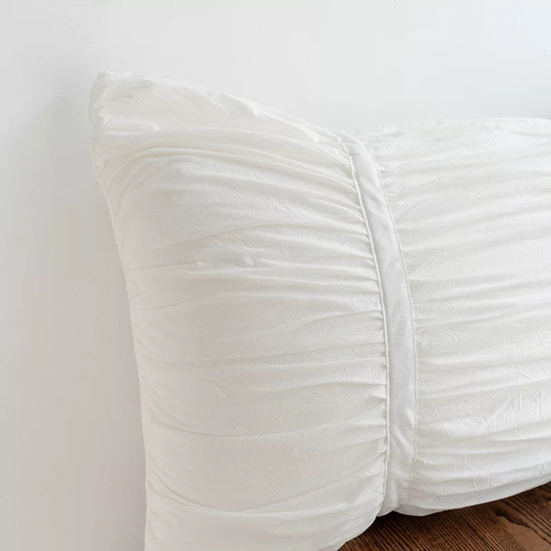 Coquette Pleated Cotton Pillowcase