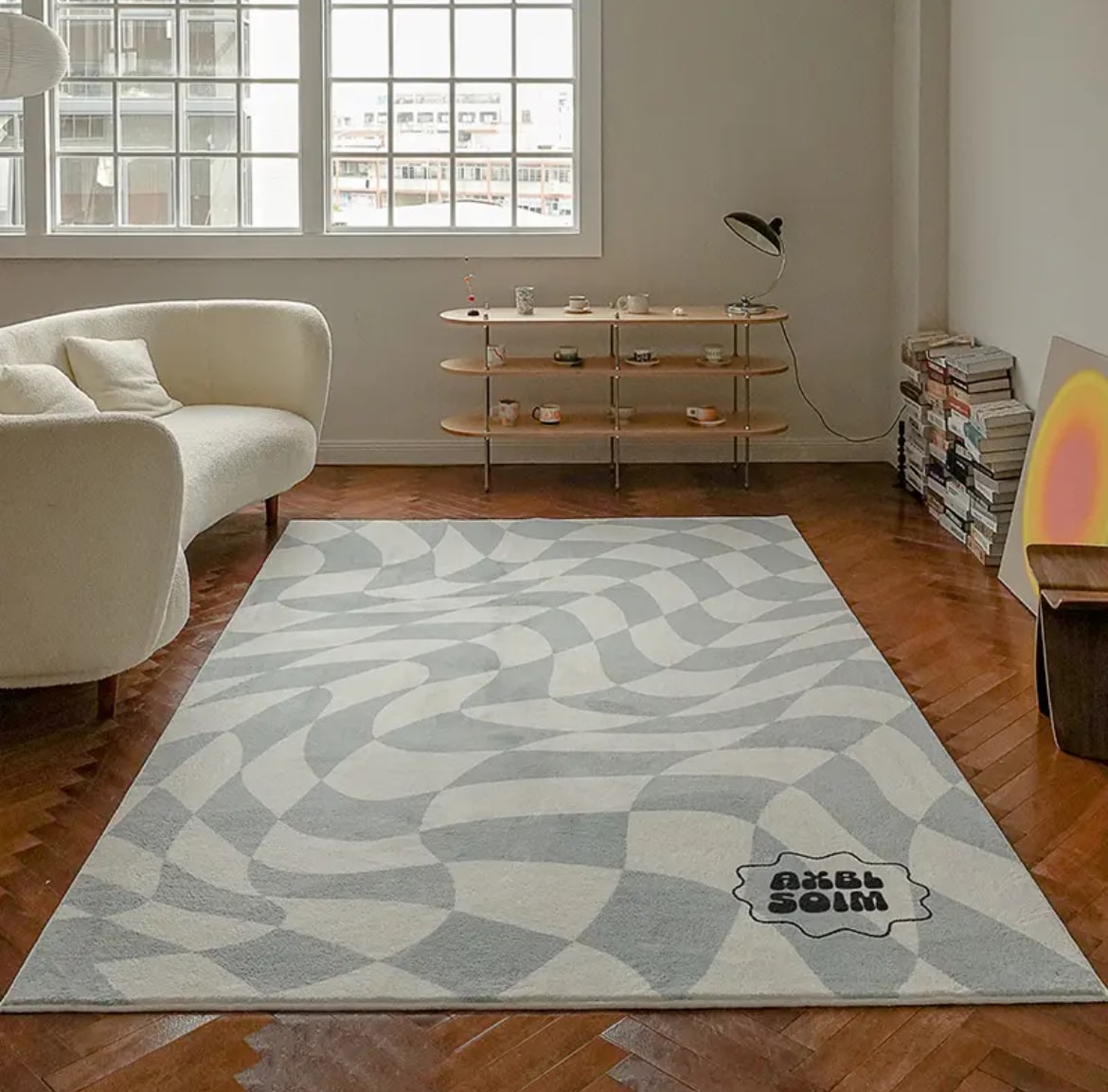 Retro Checkerboard Rug