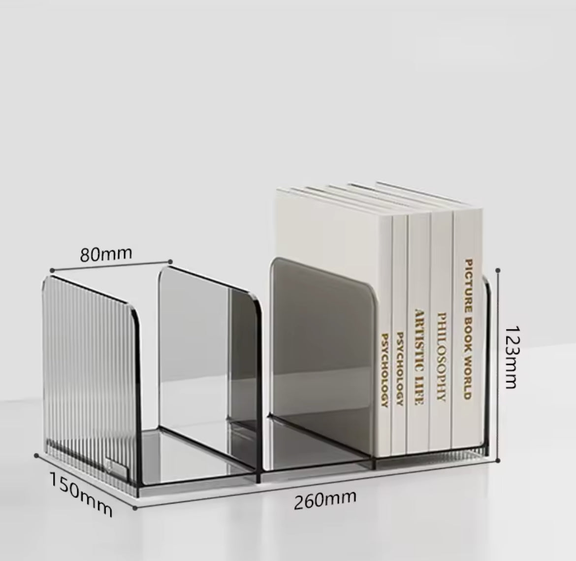 Atril transparente para libros