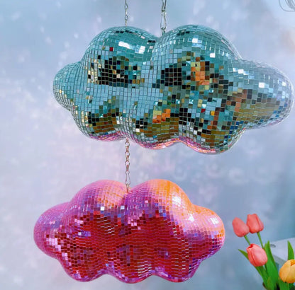 Pink Cloud Disco Ball