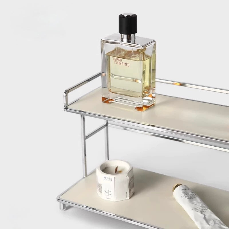 Double-Layer Acrylic Vanity Organizer