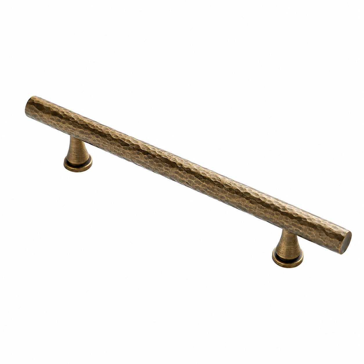 Hand-Hammered Solid Brass Cabinet Pulls Knobs