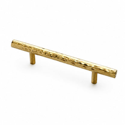 Hand-Hammered Solid Brass Cabinet Pulls Knobs