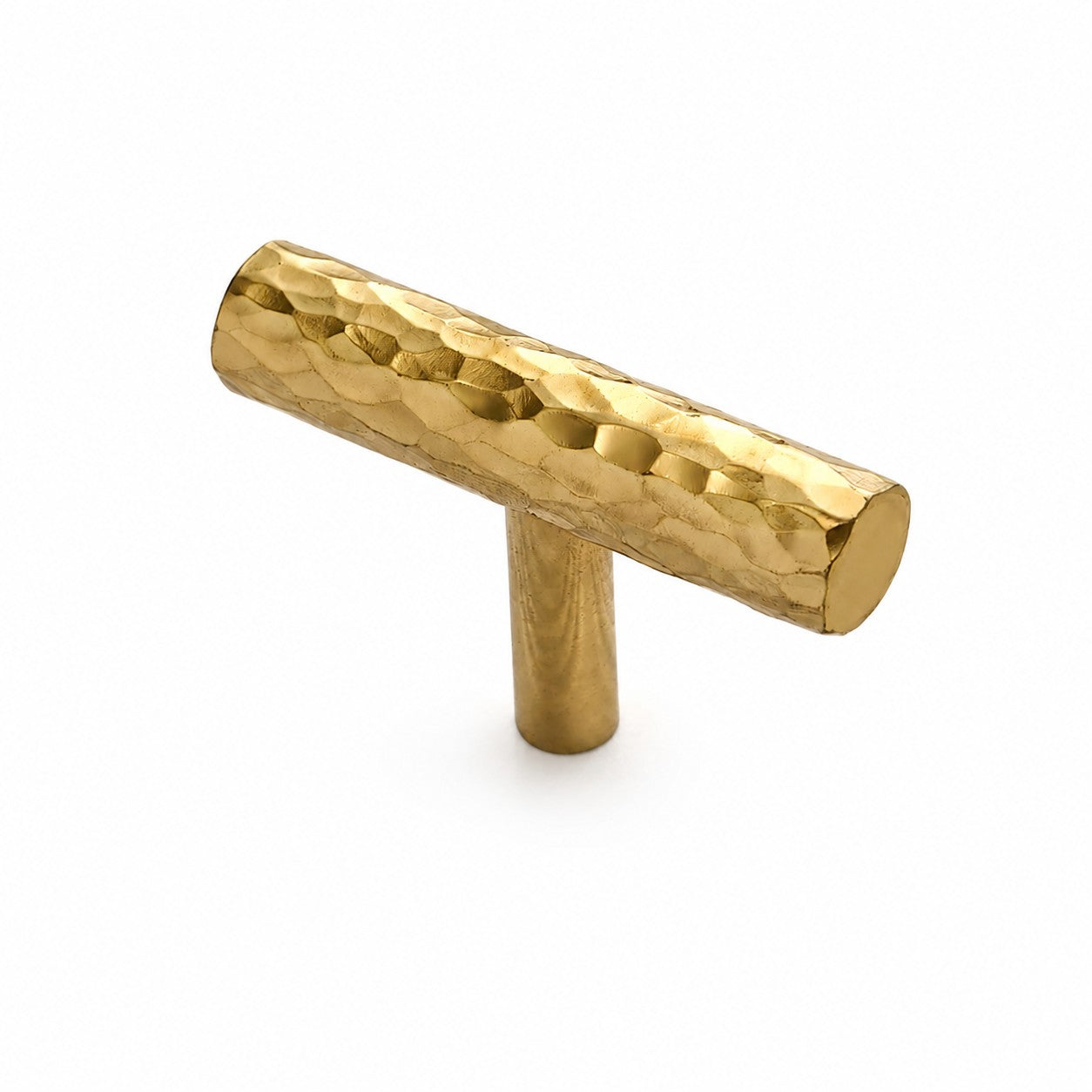 Hand-Hammered Solid Brass Cabinet Pulls Knobs