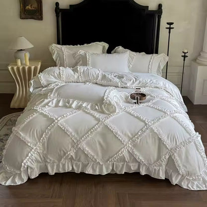 French Princess Ruffle Bedding Set