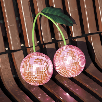 Pink Cherry Disco Ball YP09