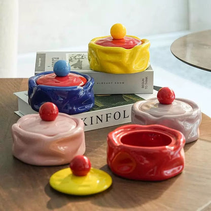 Colorful Funky Ceramic Storage YP102