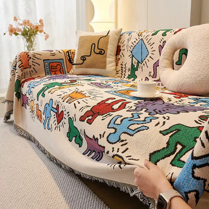 Retro Art Throw Blanket YP52