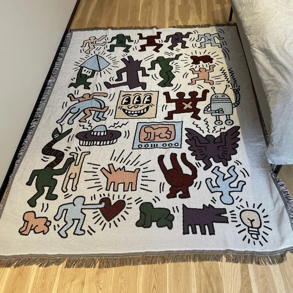 Jigsaw Puzzle Throw Blanket