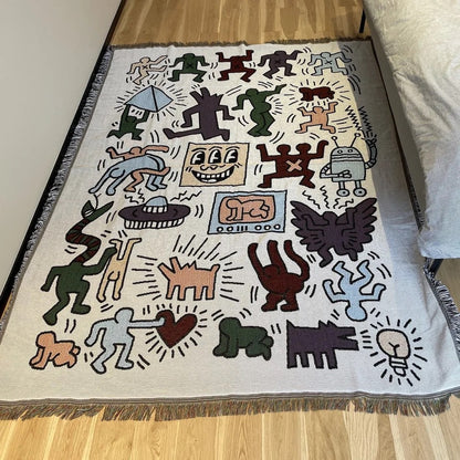 Jigsaw Puzzle Throw Blanket