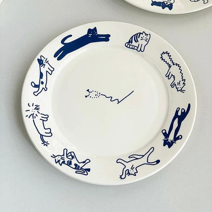 Plato de cerámica vintage coreano YP43