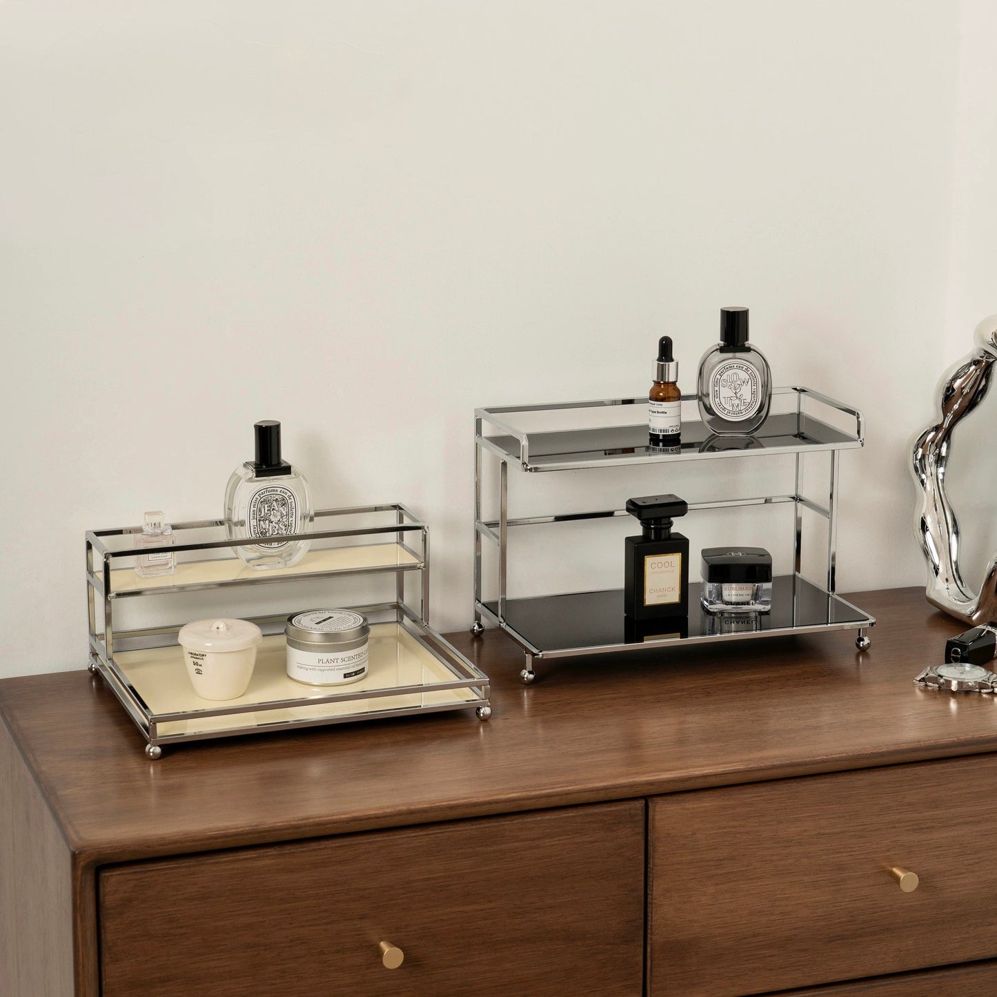 Double-Layer Acrylic Vanity Organizer