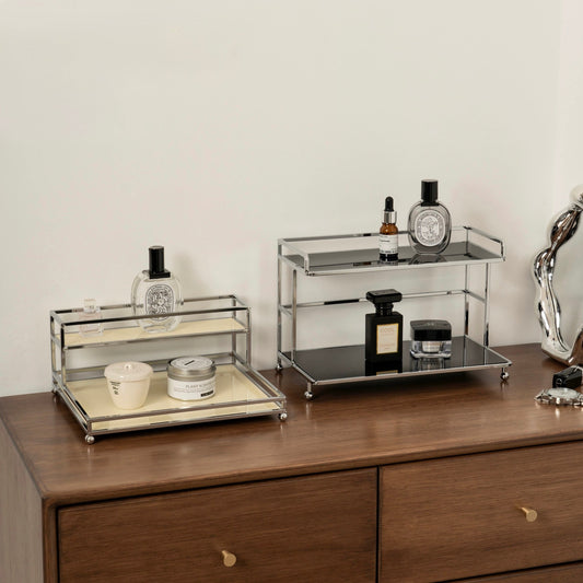 Double-Layer Acrylic Vanity Organizer