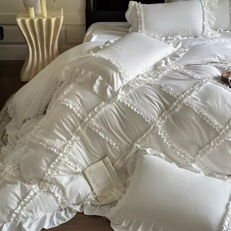 French Princess Ruffle Bedding Set