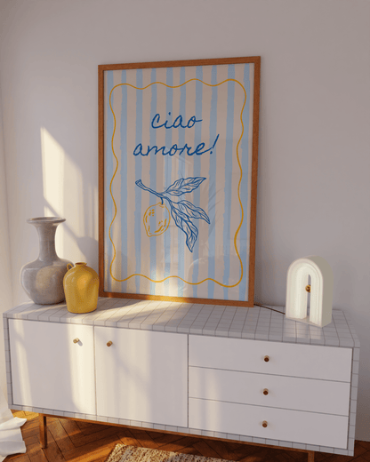 Ciao Bella Italian Wall Art Set