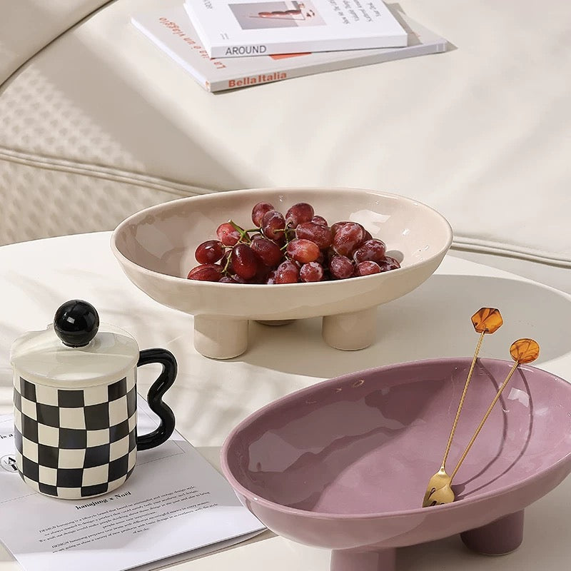 Handmade Ceramic Fruit Plate