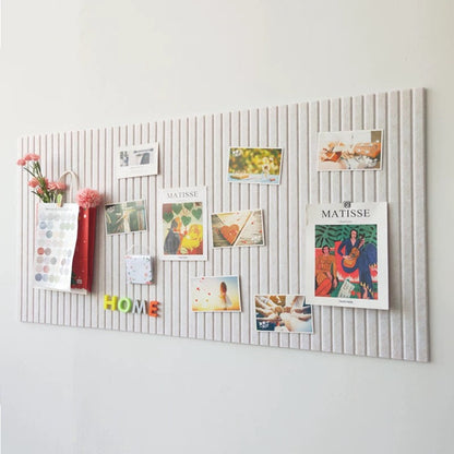 Minimalist Felt Slat Bulletin Board