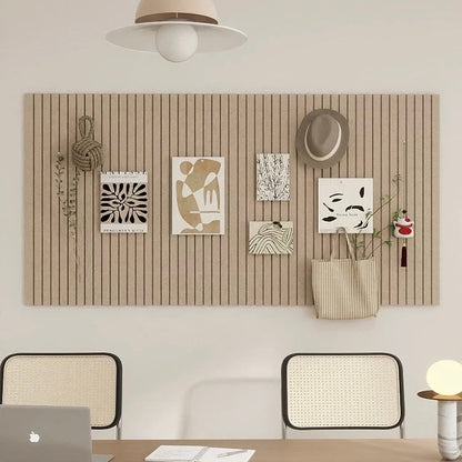 Minimalist Felt Slat Bulletin Board