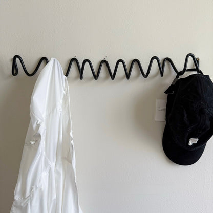Modern Metal Wavy Wall Hook Rack