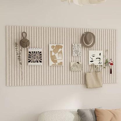 Minimalist Felt Slat Bulletin Board