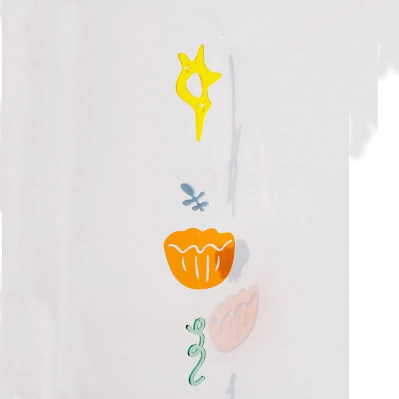 Geometric Wind Chime Mobile