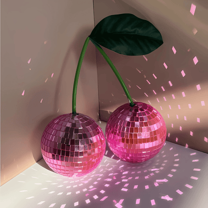 Pink Cherry Disco Ball YP09