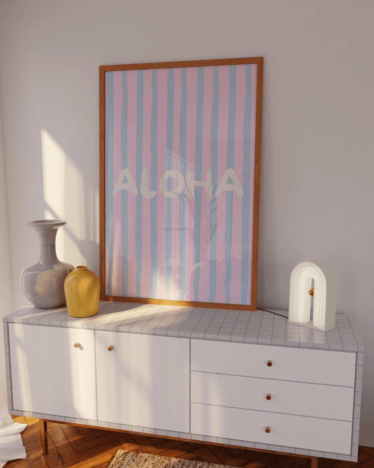 Coastal Girl Poster Set