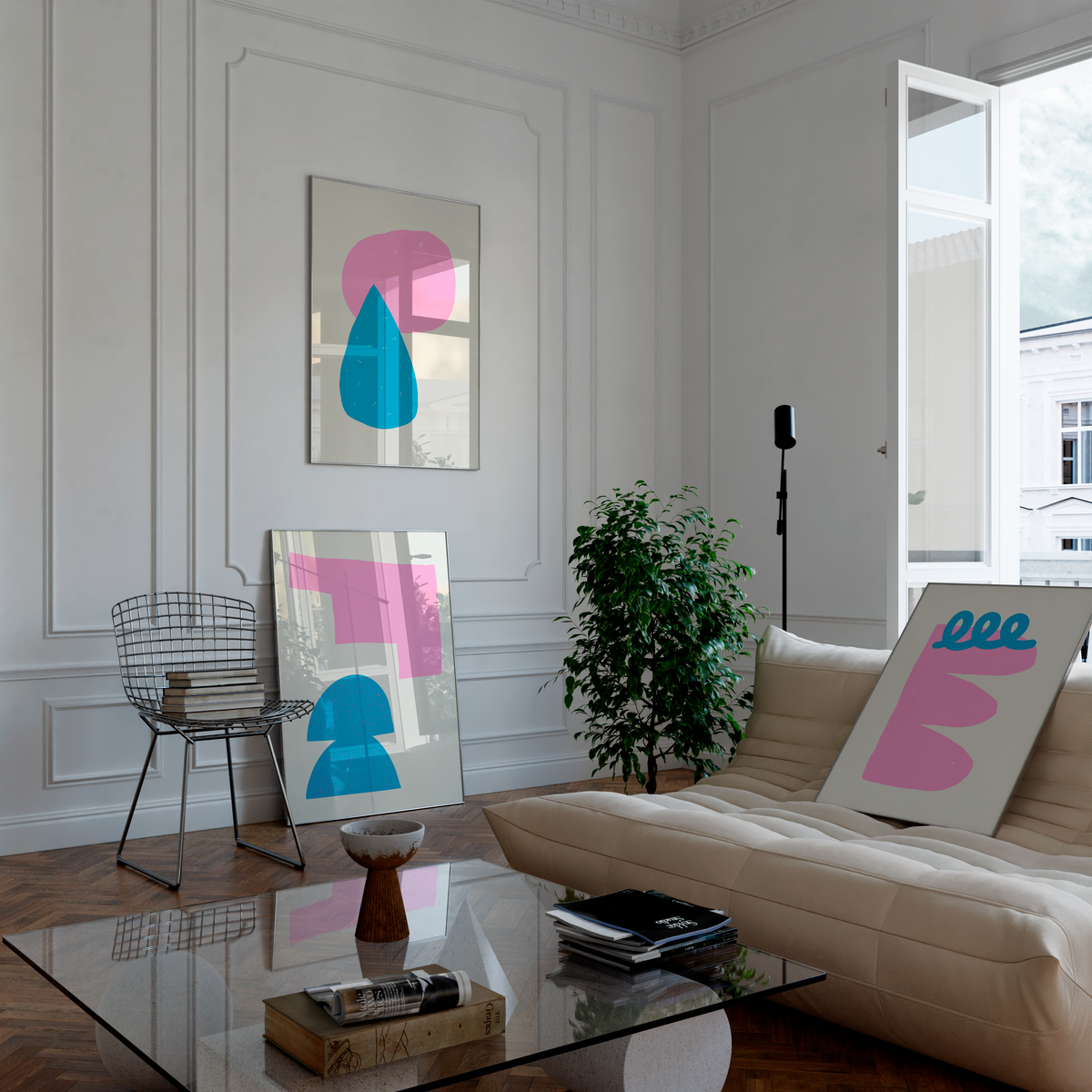 Minimalist Abstract Wall Art Set