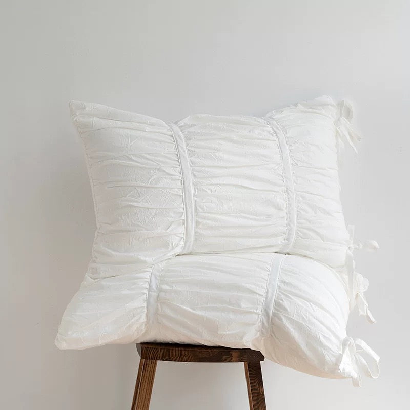 Coquette Pleated Cotton Pillowcase