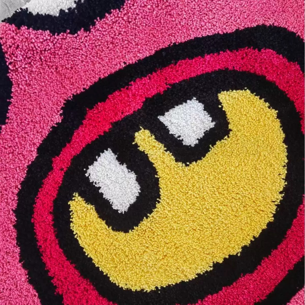 Cherry Bomb Pink Tufted Rug