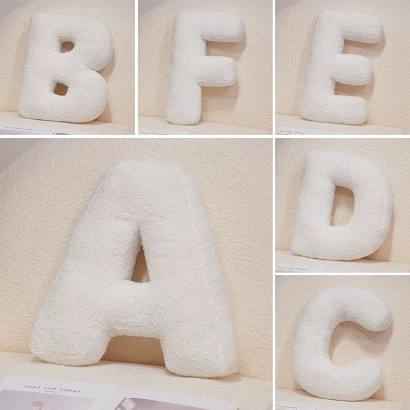 Plush Alphabet Letter Pillow