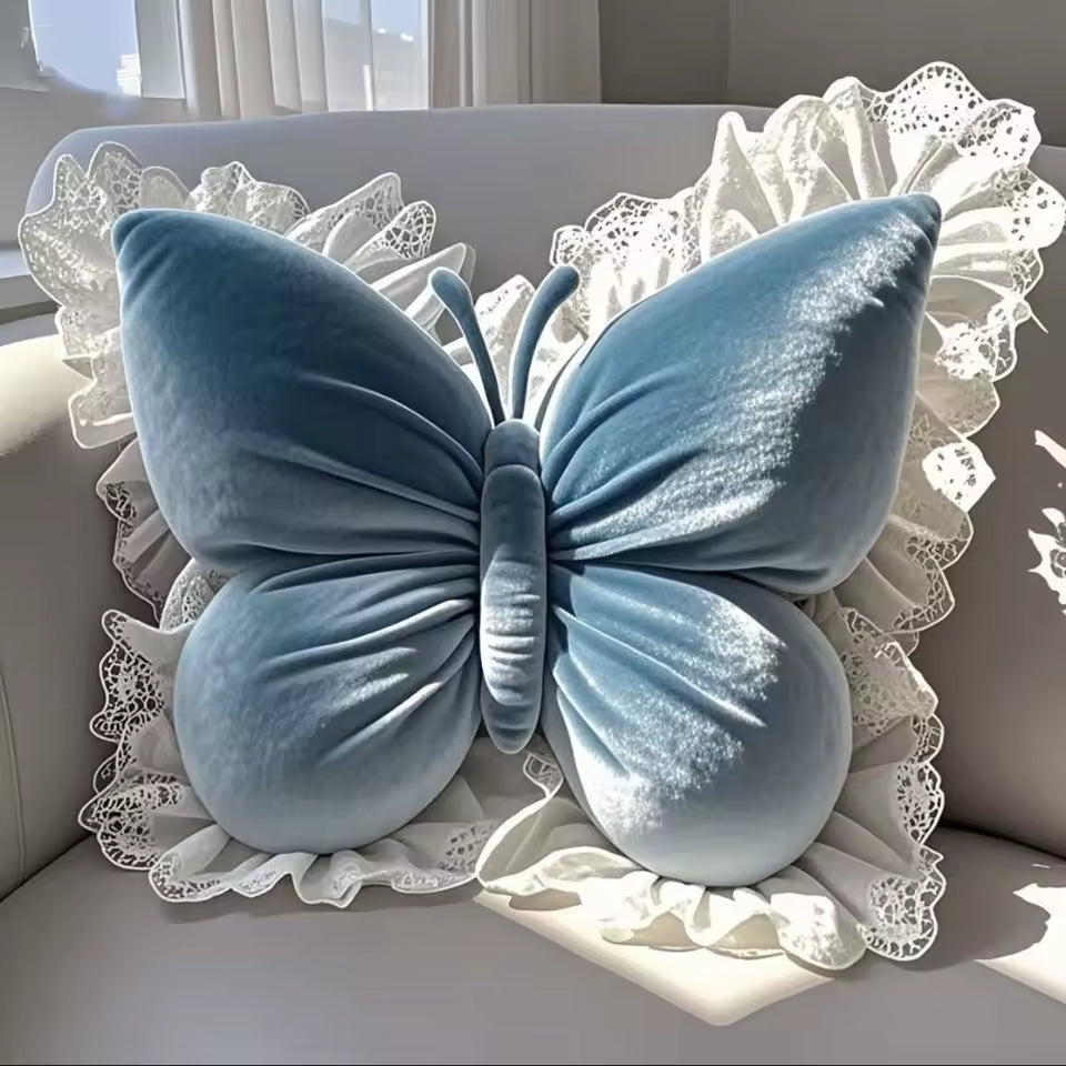 Princess Butterfly Decorative Pillow