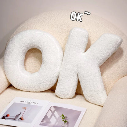 Plush Alphabet Letter Pillow