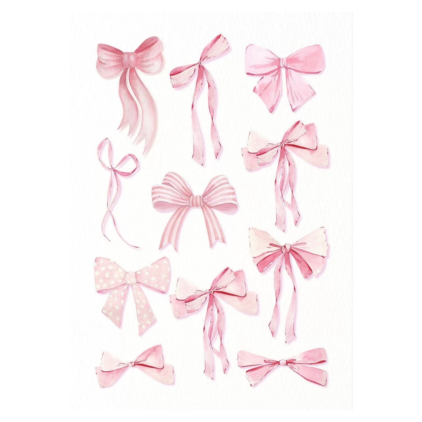 Pink Bow Coquette Poster