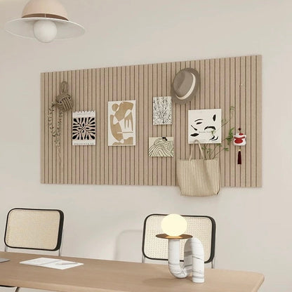 Minimalist Felt Slat Bulletin Board