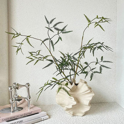 Minimalist Coral Ceramic Vase