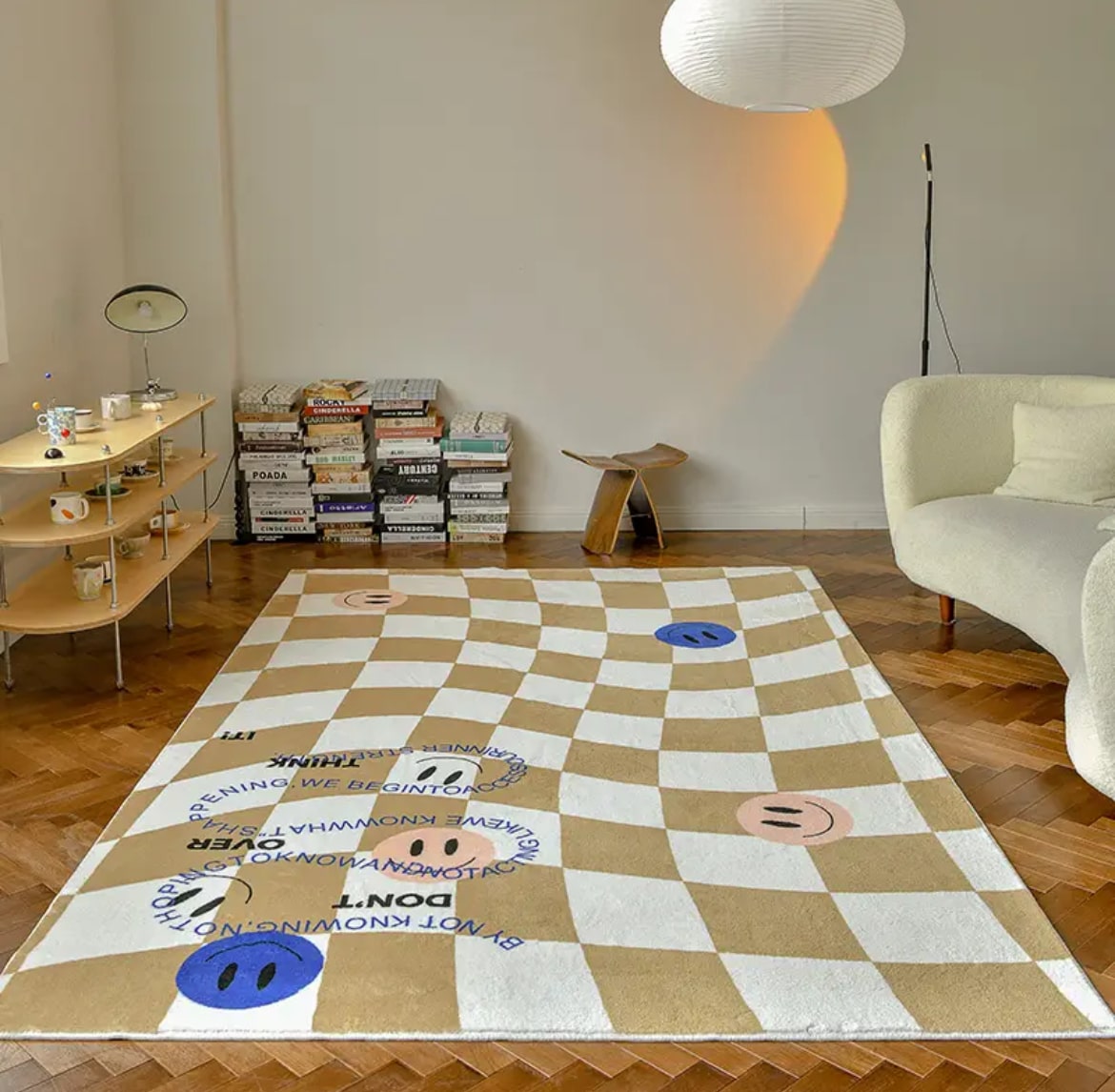 Retro Checkerboard Rug