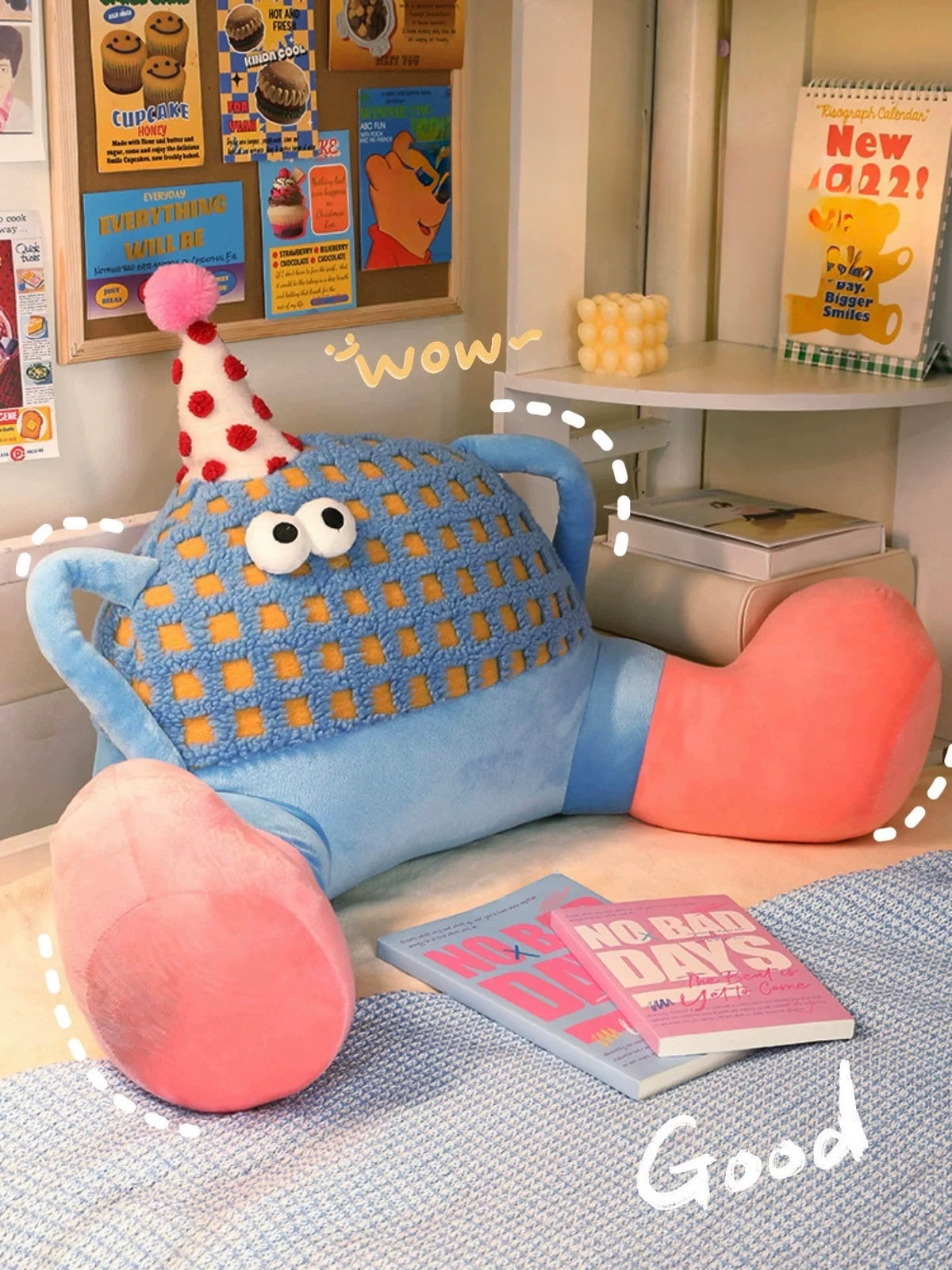 Monster Waist Cushion Plush Pillow