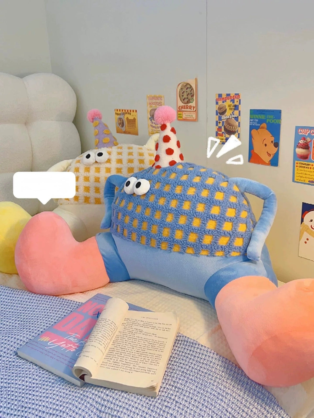 Monster Waist Cushion Plush Pillow