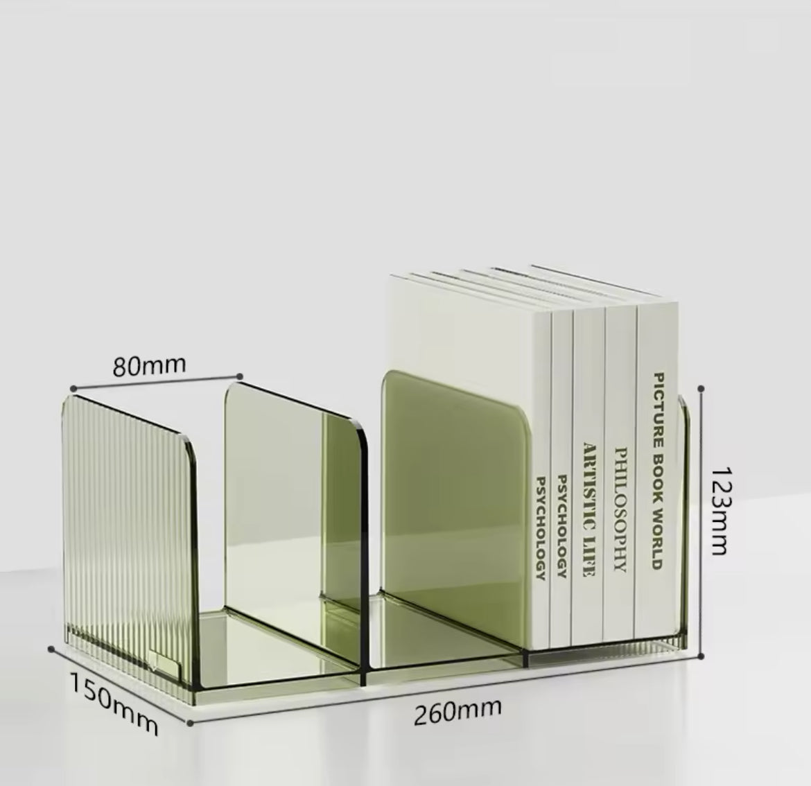 Atril transparente para libros